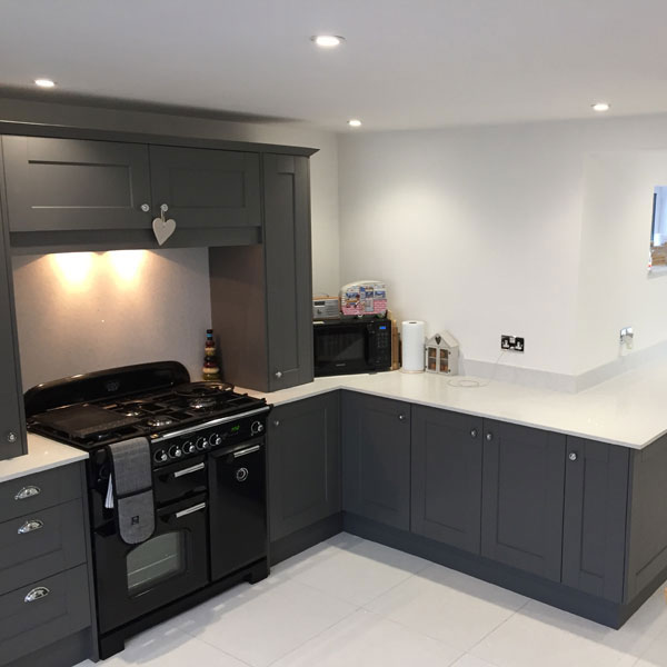 New hand painted kitchen in Wrexham